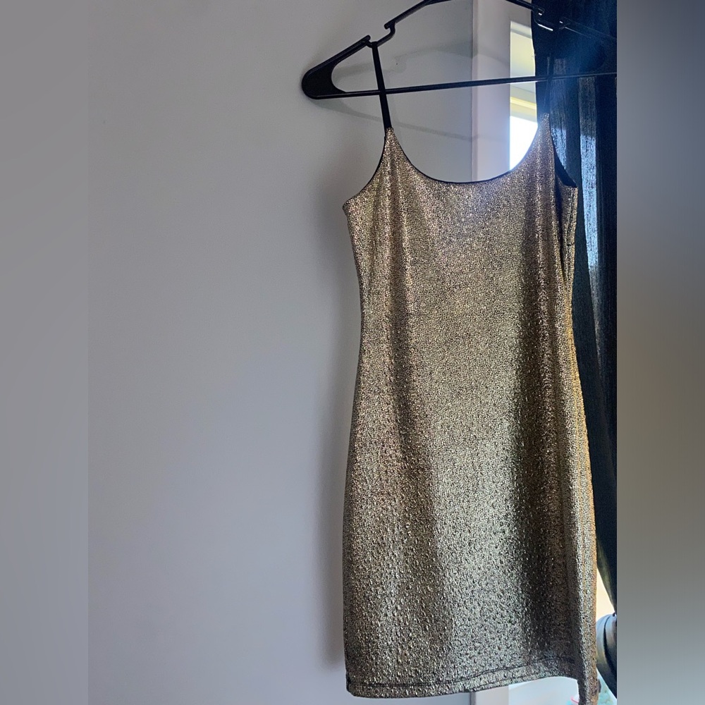 DIOSA short dress Black and Gold S